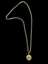 Load image into Gallery viewer, Cadena con corazon ,Ojo,stainless steel/Baño Oro
