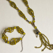 Load image into Gallery viewer, Set  ,Collar con Ilde  para Oshun /Precio Especial