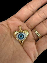 Load image into Gallery viewer, Dije de Corazon ,Ojo,stainless steel/Baño Oro