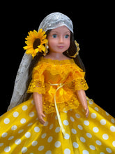 Load image into Gallery viewer, Vestido de lunares ,Para Muñeca,Gitana