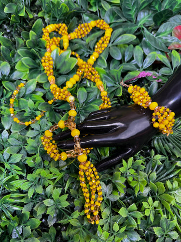 Set  ,Collar con Ilde  para Oshun /Precio Especial