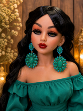 Load image into Gallery viewer, Set de Aretes  /Zarcillos /para muñeca/Estilo Gitana )