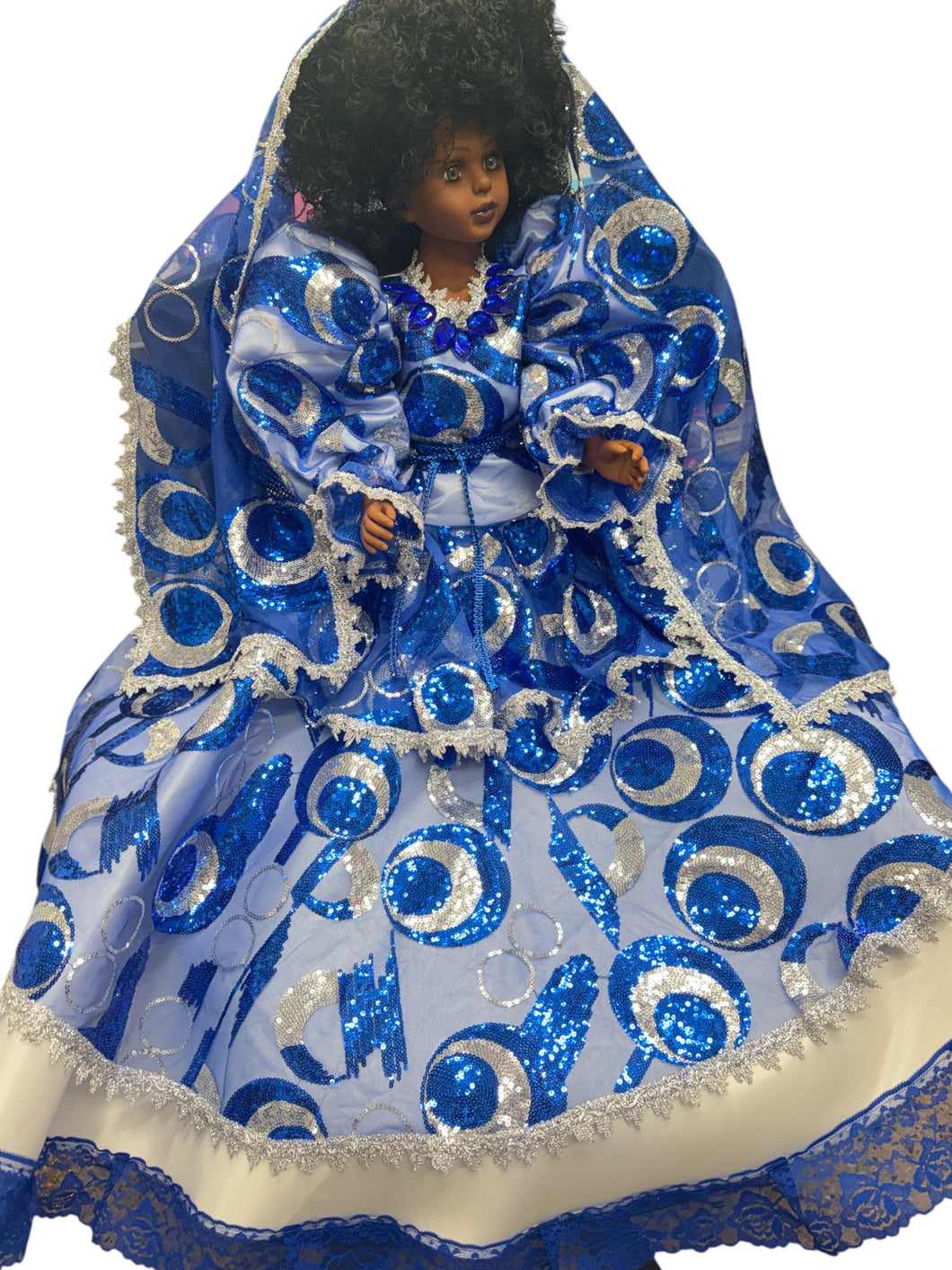 Vestido Exclusivo Para Muñeca. Yemaya