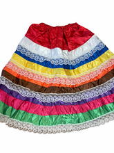 Load image into Gallery viewer, Falda de 9 colores ,Oya