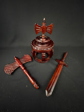 Load image into Gallery viewer, Set de Corona ,hacha y espada